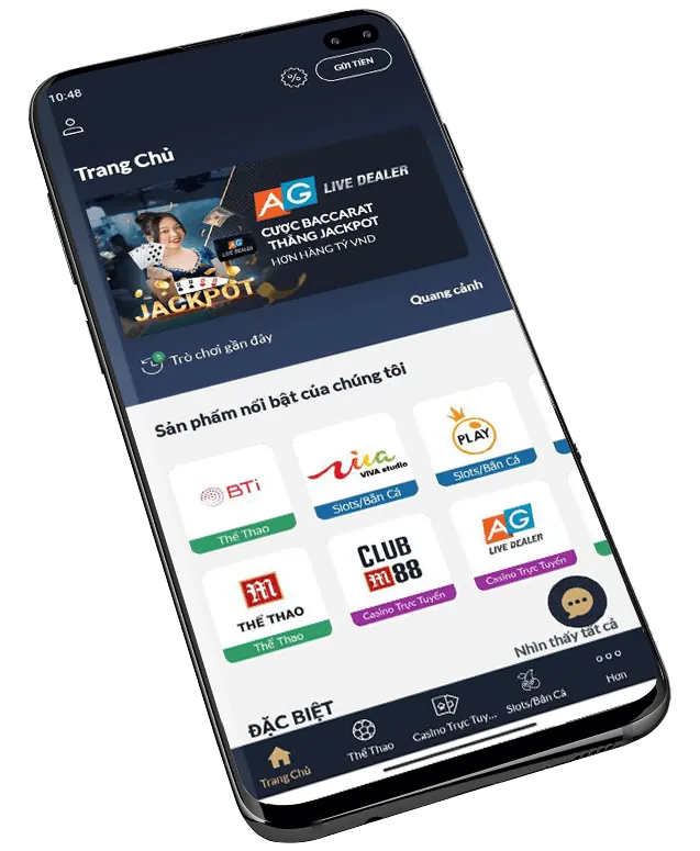 Trò chơi casino trực tiếp với người chia bài thật